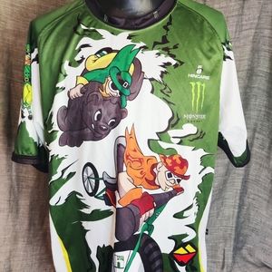 Mens Hincapie Cycling Jersey Black Bear Rampage Oa